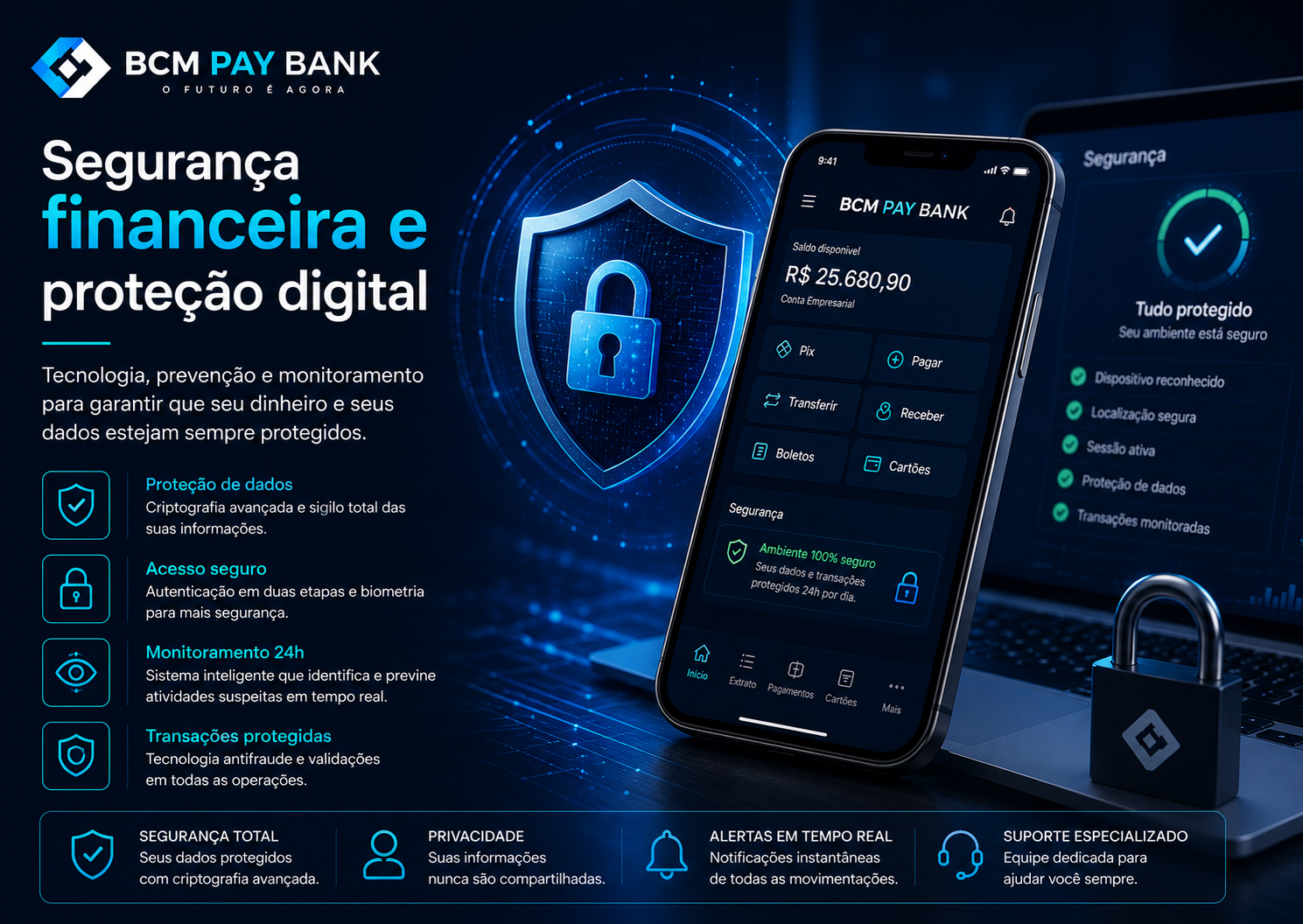 Segurança financeira digital